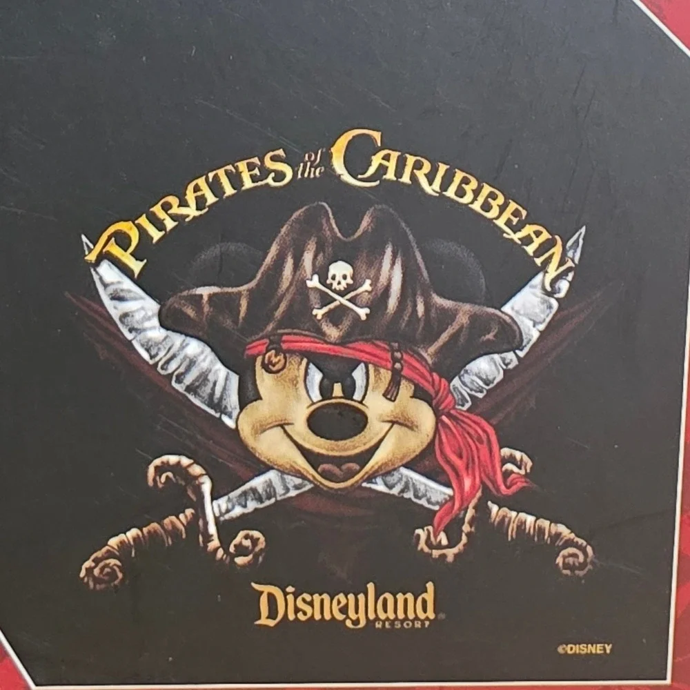 Disney Parks Pirates of the Caribbean Disneyland Mickey Mouse Photo Frame 5x7